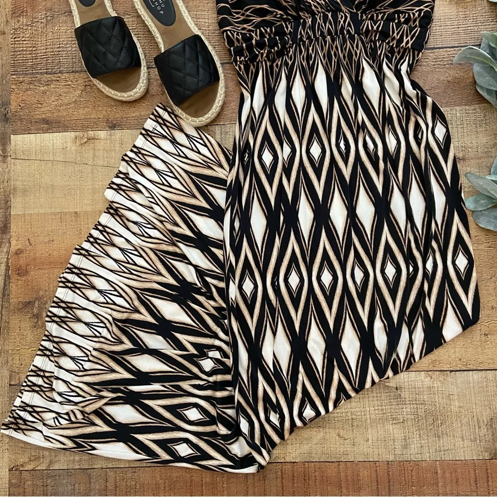 SOMA Soft Casual Maxi Dress, Criss/Crosses in Back - Picture 4 of 11